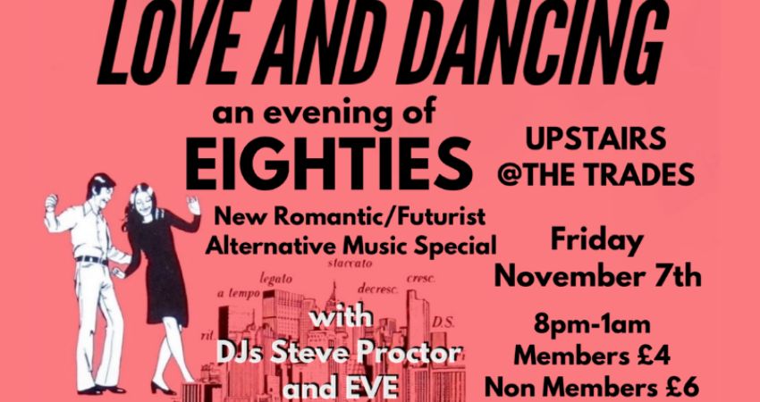 LOVE AND DANCING- An Evening of EIGHTIES (New Romantic/Futurist/Alternative Music Special) 