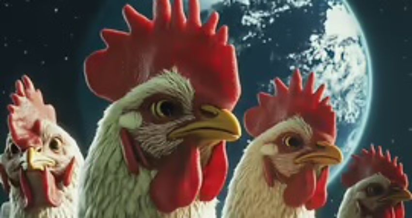 Space Chickens Party 