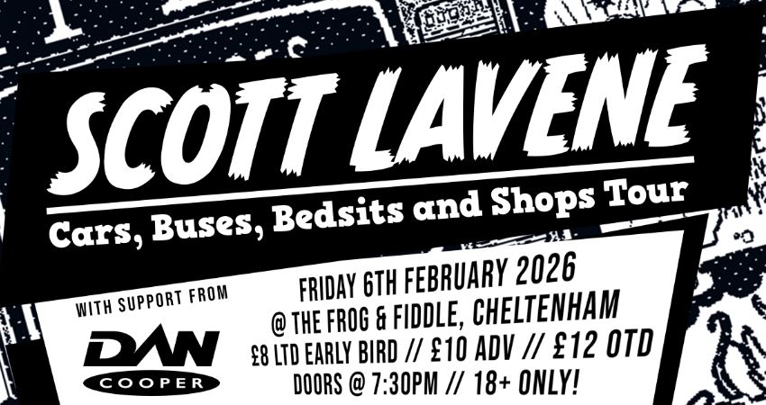 SCOTT LAVENE // DAN COOPER // FULL LINE-UP TBC 
