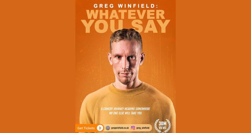 Greg Winfield Southampton Comedy tour date 