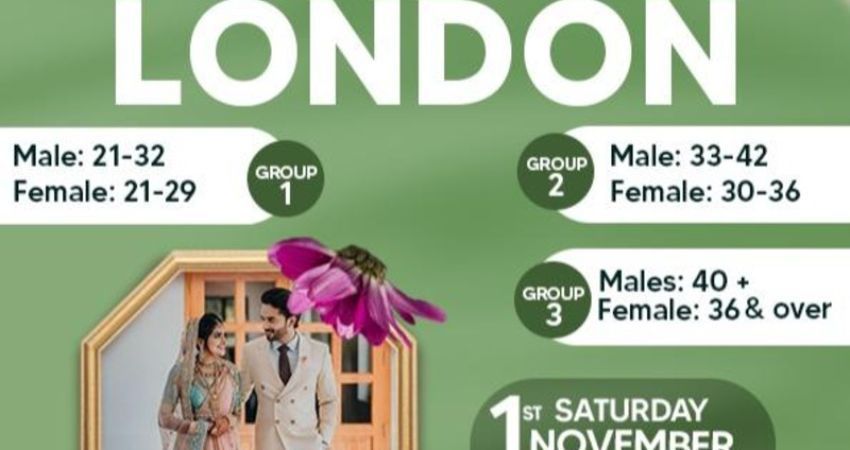 Muslim Marriage Events London - 3 Age Groups