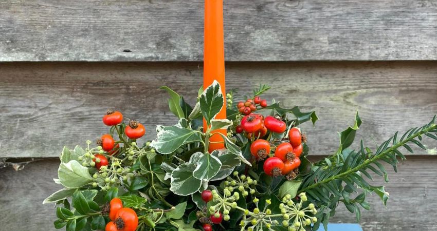 Christmas Market Terracotta Table Arrangement Workshop 