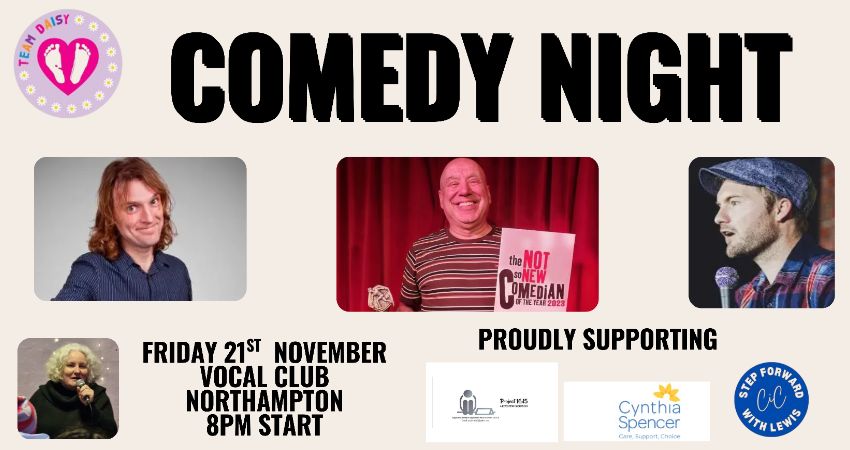 Comedy night at the Vocal Club Northampton featuring Sean Percival!