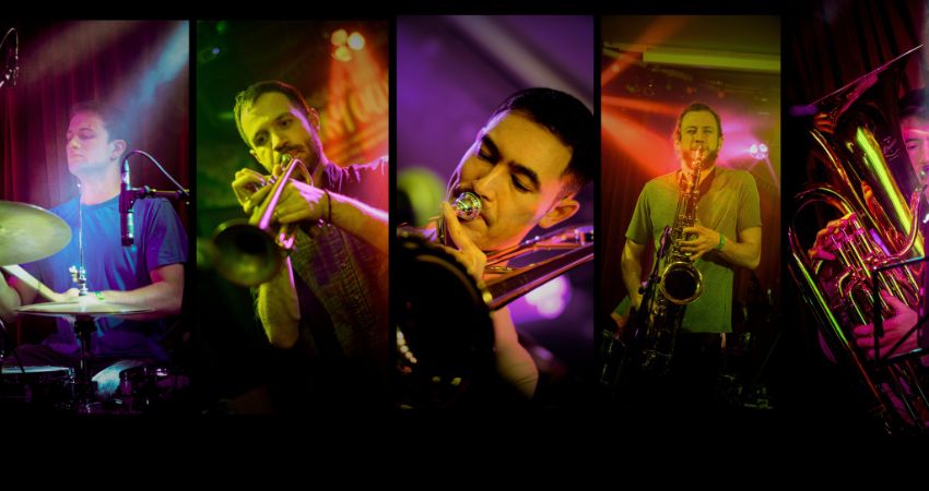 Hootini Christmas Brass Band at Jamboree!