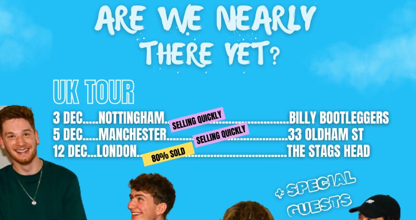The Harbours: 'Are We Nearly There Yet?' UK TOUR - Nottingham