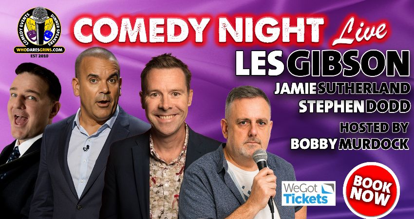 Comedy Night Live with Headliner Les Gibson 