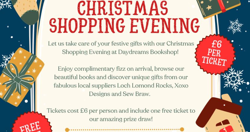 Christmas Shopping Evening (7-8PM) 