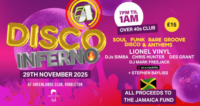 Studio 54 Presents DISCO INFERNO NW