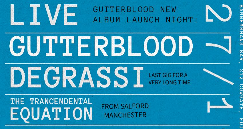 Gutterblood - Album Launch Night