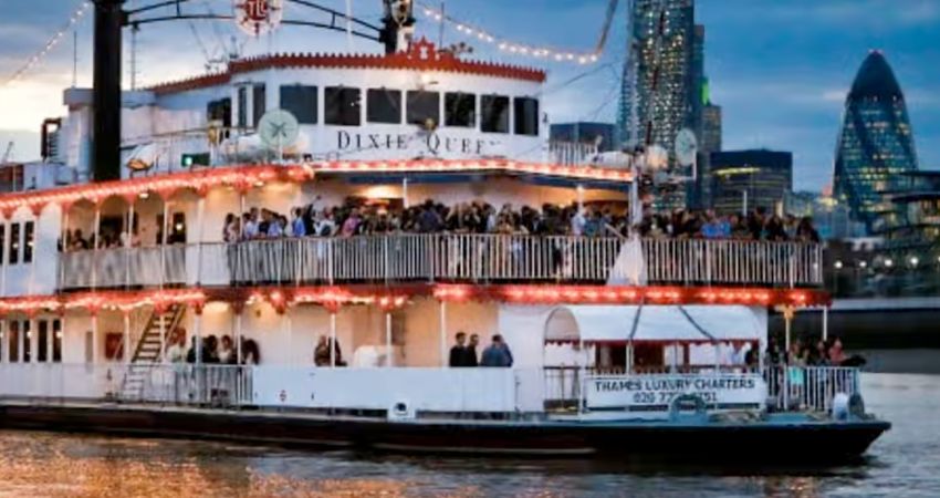 LISF2026 Day 2 (daytime):  Our world famous Dixie Queen paddle steamer Thames cruise starring... 