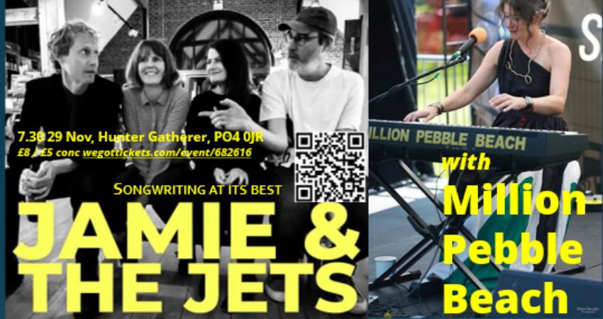 Jamie & the Jets, with Million Pebble Beach 