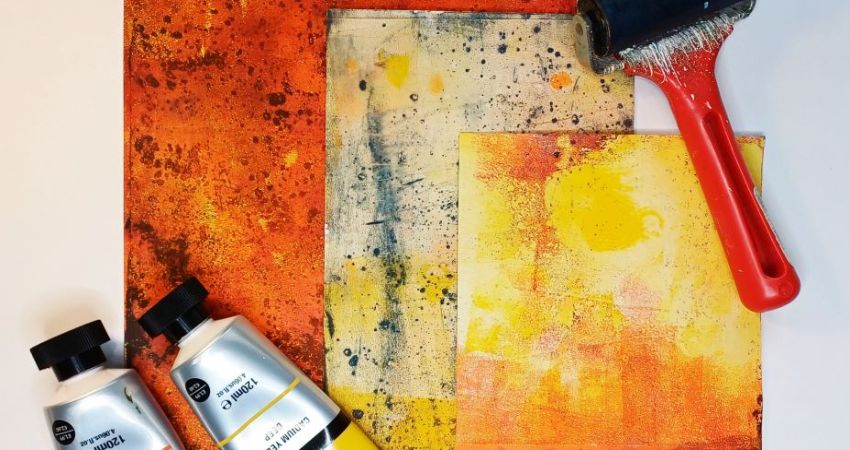 Further Gelliplate Printing – Texture and Landscape 