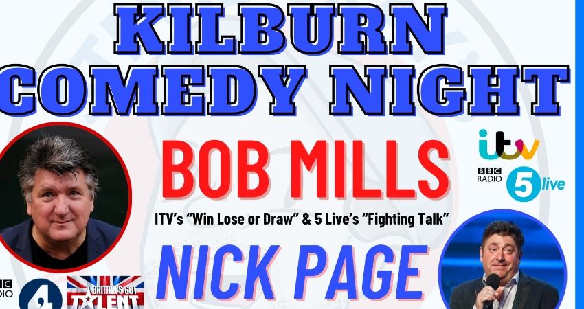 Kilburn Social Club Comedy: Stevie Gray presents Bob Mills