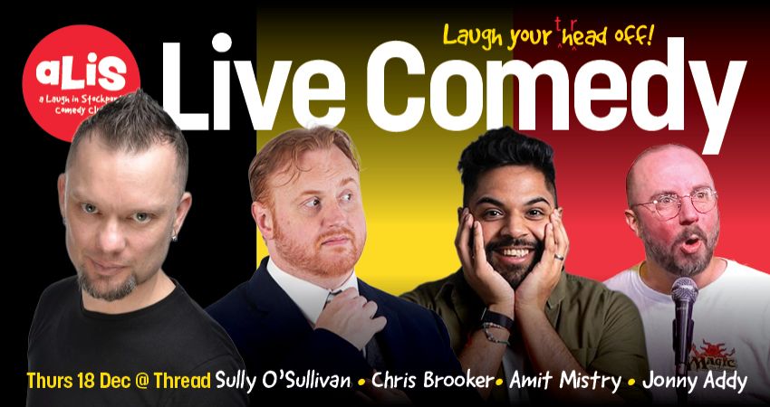 A Laugh In Stockport Comedy Club | 18th December 