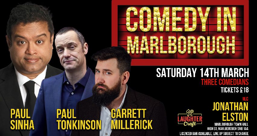 March's Comedy in Marlborough 