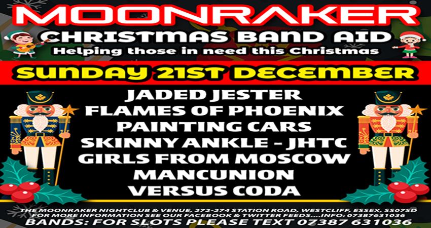Moonraker Christmas Band Aid - Night 1 of 3 