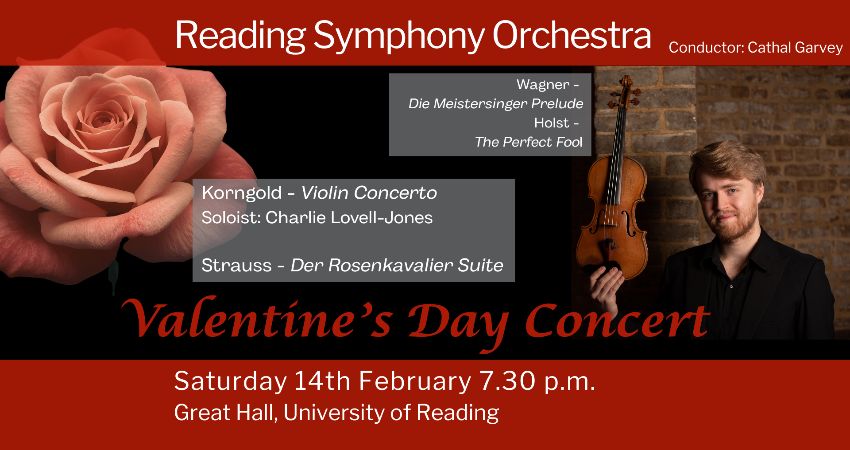 Reading Symphony Orchestra Valentine's Day concert