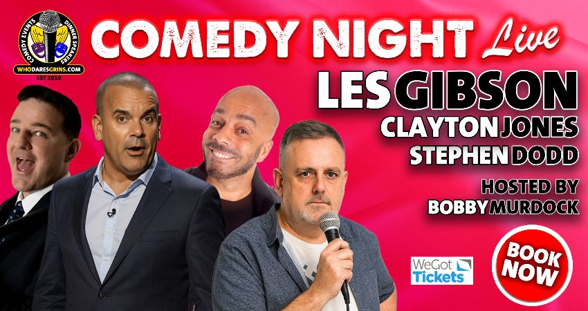 Comedy Night Live With Headliner Les Gibson 