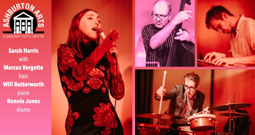 Sarah Harris Quartet - with Will Butterworth, piano; Marcus Vergette, bass and Ronnie Jones, drums 