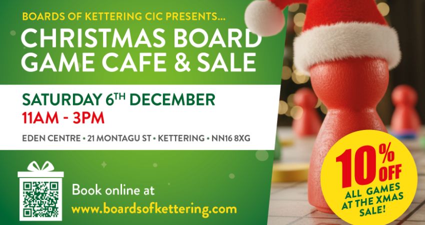 Christmas Board Game Café and Sale