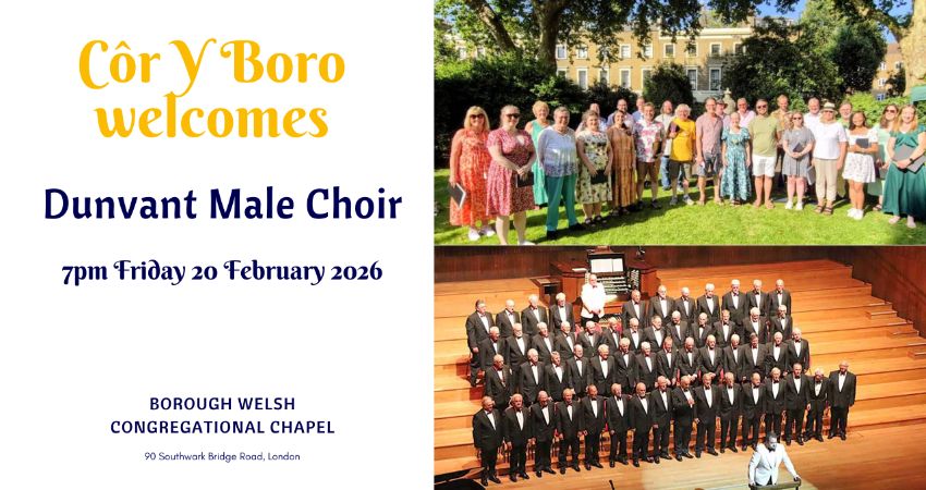 Côr Y Boro welcomes... 