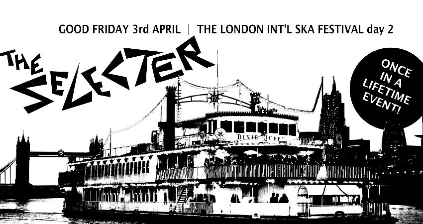 LISF2026 Day 2 (daytime):  The Selecter onboard the Dixie Queen Thames cruise