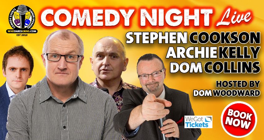 Comedy Night Live with Headliner Steve Cookson 