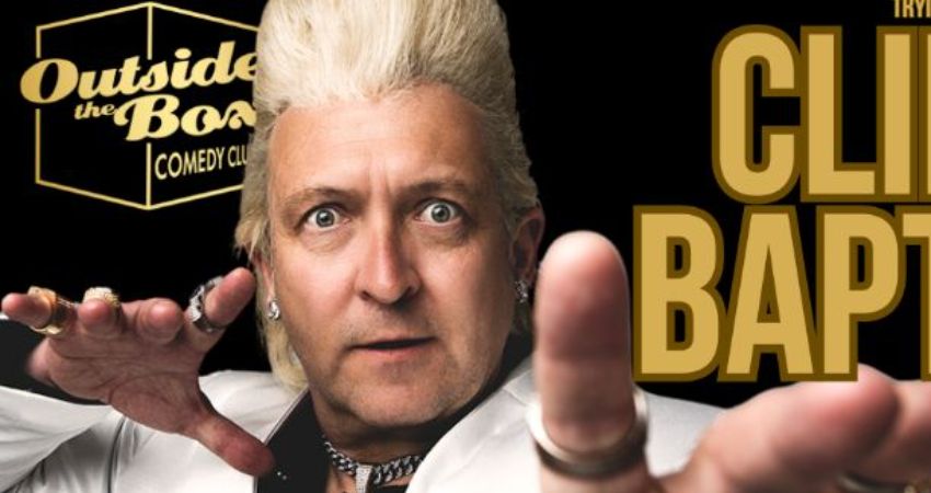 CLINTON BAPTISTE at Outside the Box Comedy Club in Kingston 