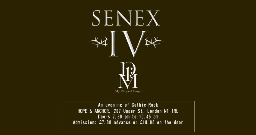 A Night of Gothic Rock: SENEX IV & MY FUNERAL DANCE 