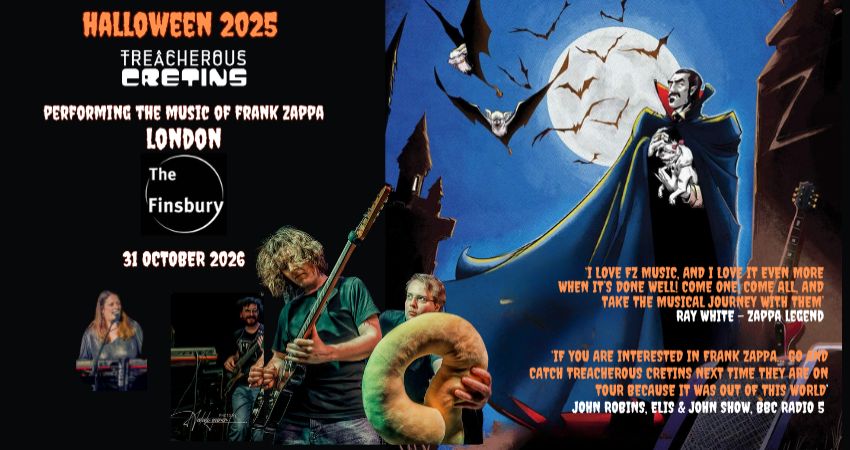 Zappa at Halloween! Treacherous Cretins playing the music of Frank Zappa