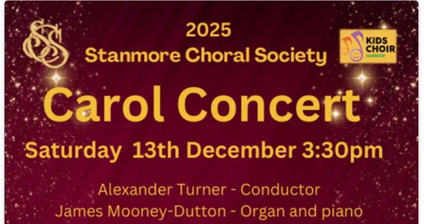 Christmas with Stanmore Choral Society & Kids Choir Harrow 