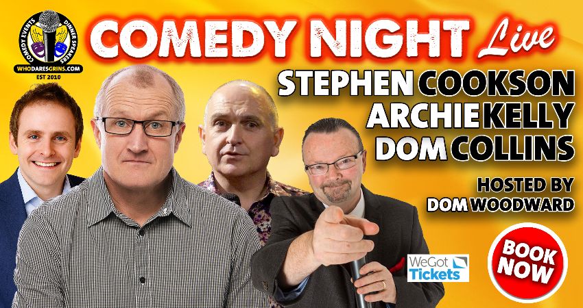 Comedy Night Live with Headliner Steve Cookson 