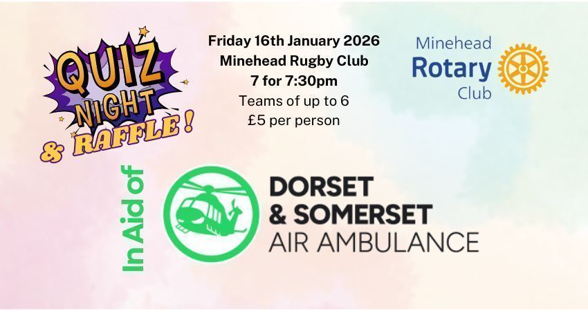 Minehead Rotary Club Quiz Night & Raffle