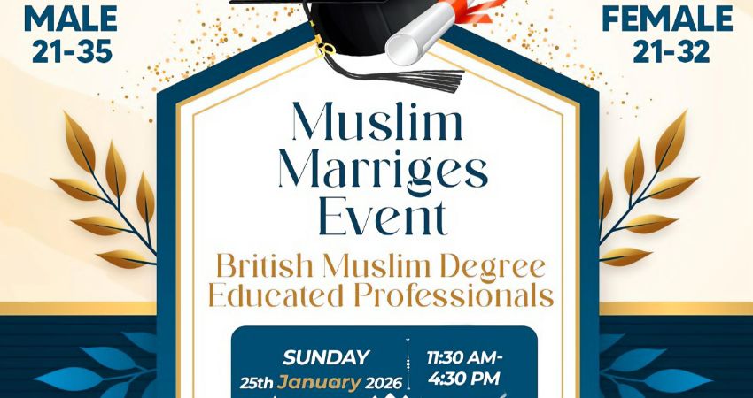 Muslim Marriage Events Birmingham - Exclusive Degree Educated Professionals