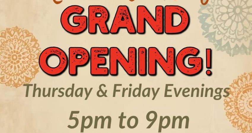 EVENING MENU (OFFICIAL LAUNCH!)