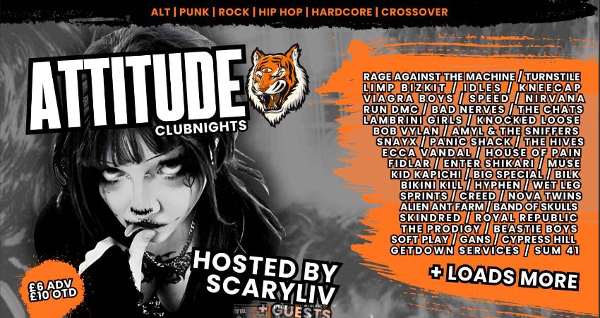 ATTITUDE CLUBNIGHTS LAUNCH PARTY / Hosted by SCARYLIV 