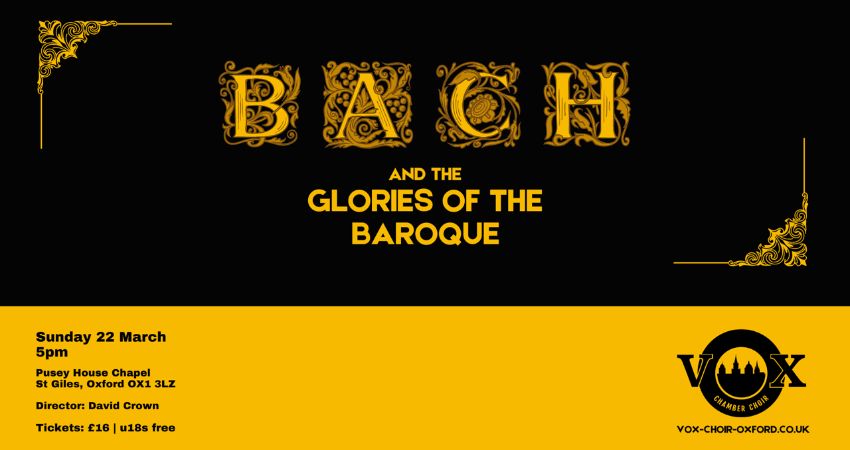 Bach and the Glories of the Baroque - vOx Chamber Choir