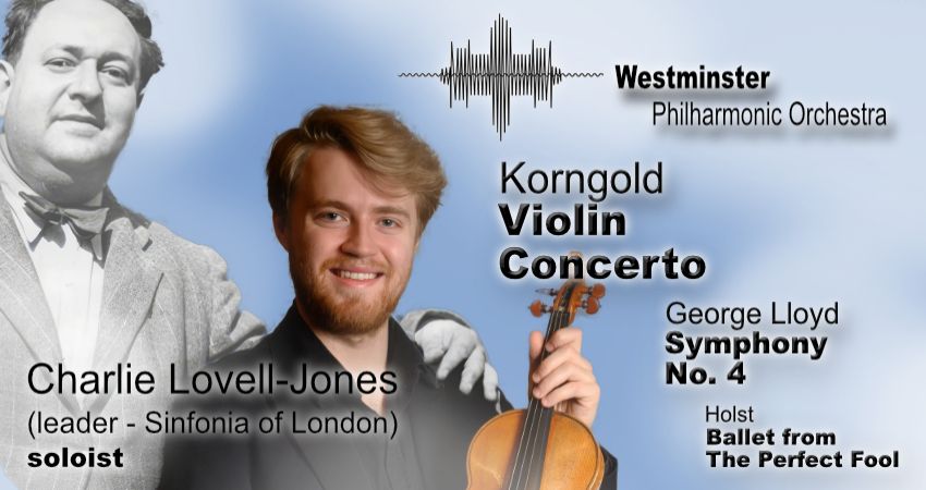 Spring concert of Holst, Korngold and George Lloyd 