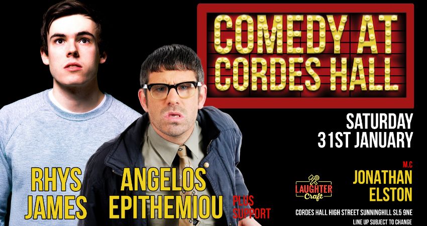January's Comedy in Cordes Hall 