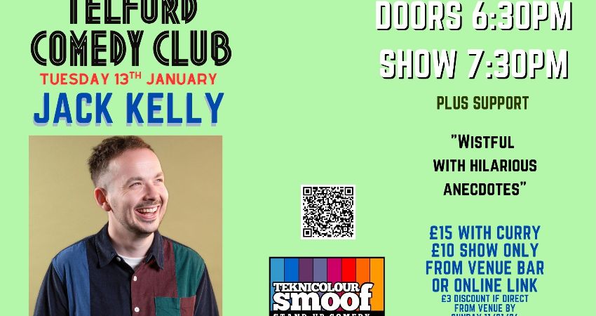 Telford Comedy Club with Jack Kelly