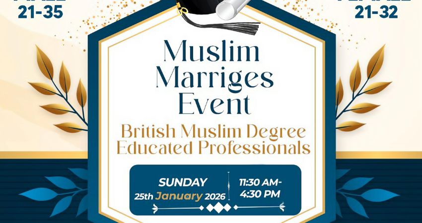 Muslim Marriage Events Birmingham - Exclusive Degree Educated Professionals