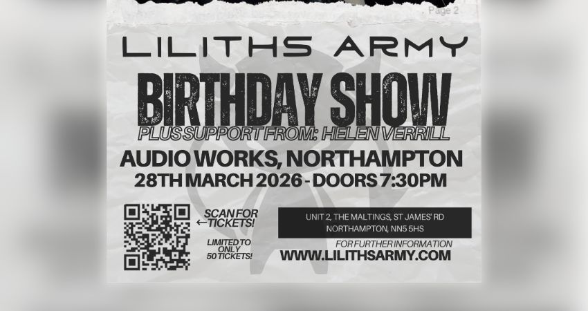 Liliths Army Live at Audio Works 