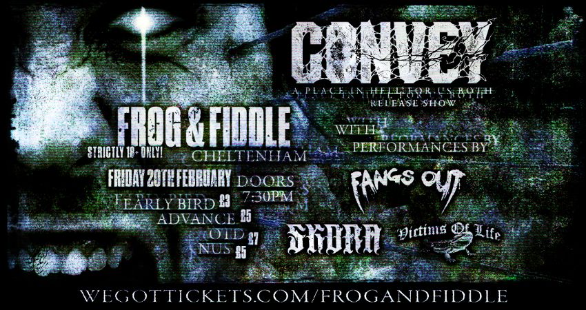 CONVEY - EP LAUNCH PARTY! // FANGS OUT // SKORA // VICTIMS OF LIFE 