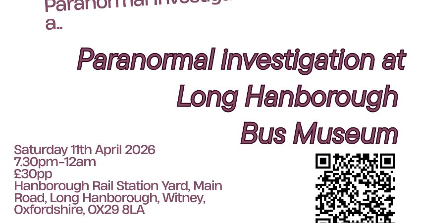 Paranormal investigation at Long Hanborough Bus station 