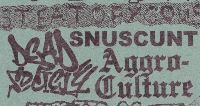 Spilled Scrumpy Collective presents... Steatopygous + Aggroculture 