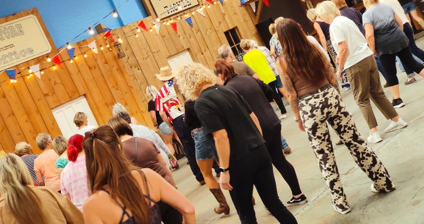 Line Dancing Social with Funky Sole Line Dance