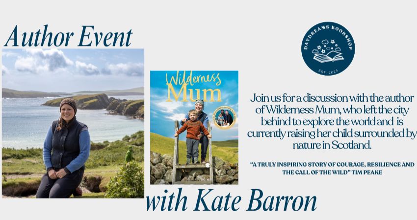 Kate Barron (Wilderness Mum) Author Event 
