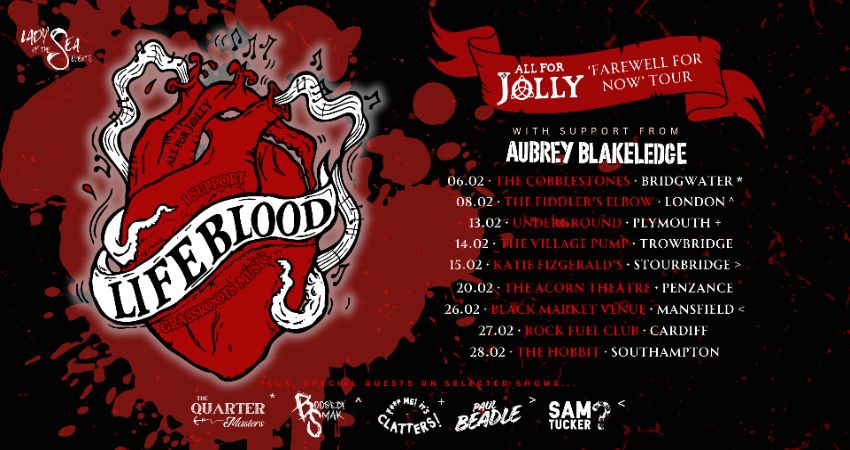 All For Jolly - 'FAREWELL FOR NOW' TOUR - BRIDGWATER