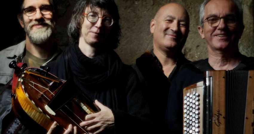 French Bal with TOG (the Old Guard): Aline Pilon on Hurdy Gurdy, plus Bagpipes, Guitar & Accordion 