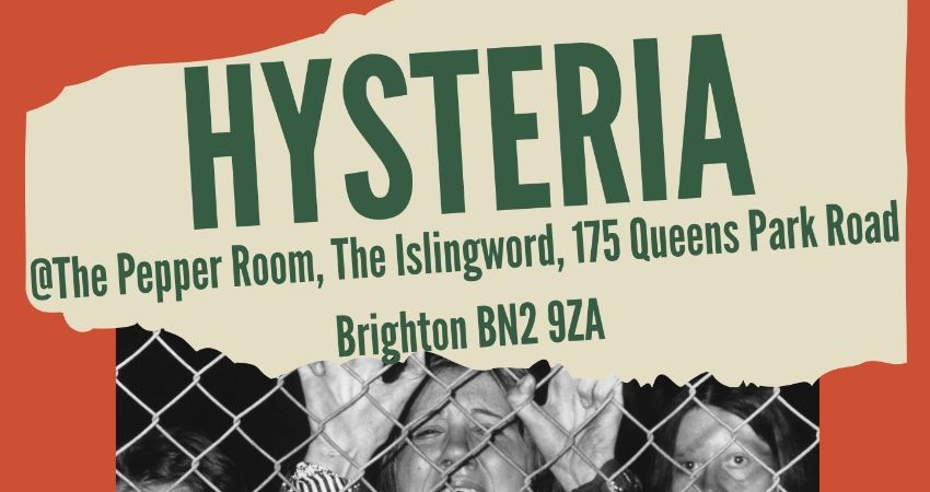 Hysteria @ The Islingword April 2026